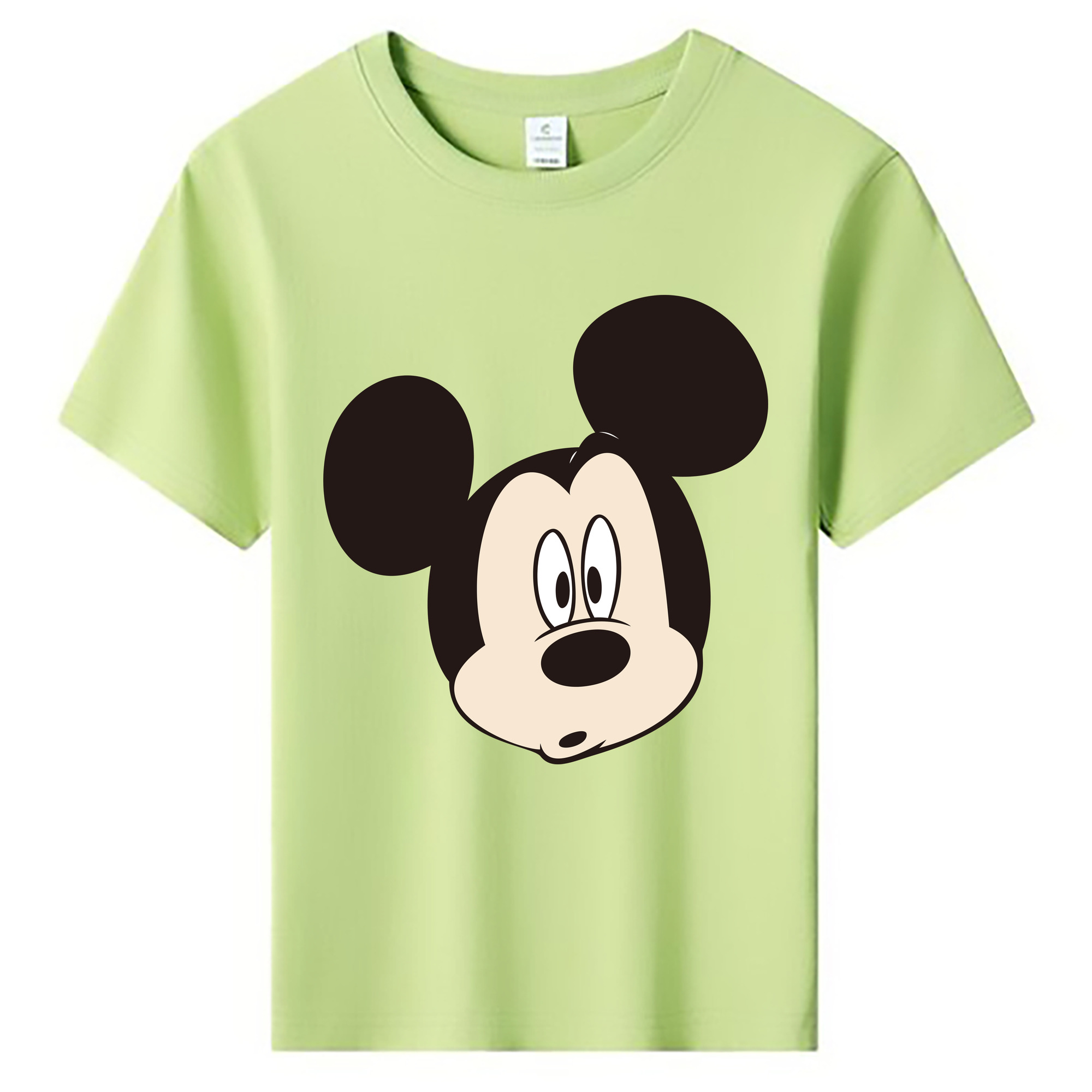 ミッキーマウス Mickey Mouse 綿100％キッズTシャツ（フロントプリント）